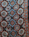 Modal Silk Ajrakh Fabric