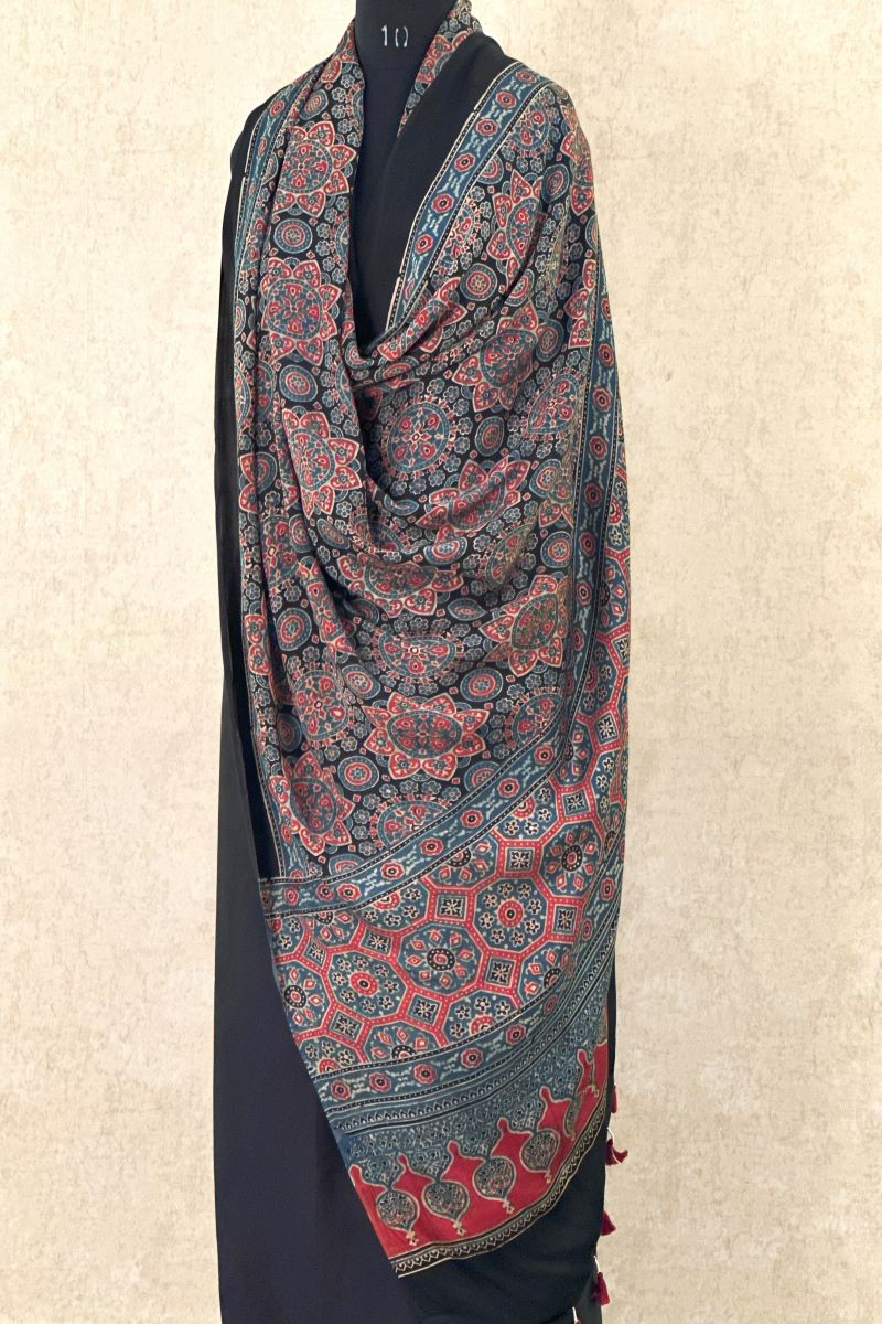 Ajrakh Dupatta