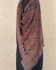 Ajrakh Modal Silk Dupatta