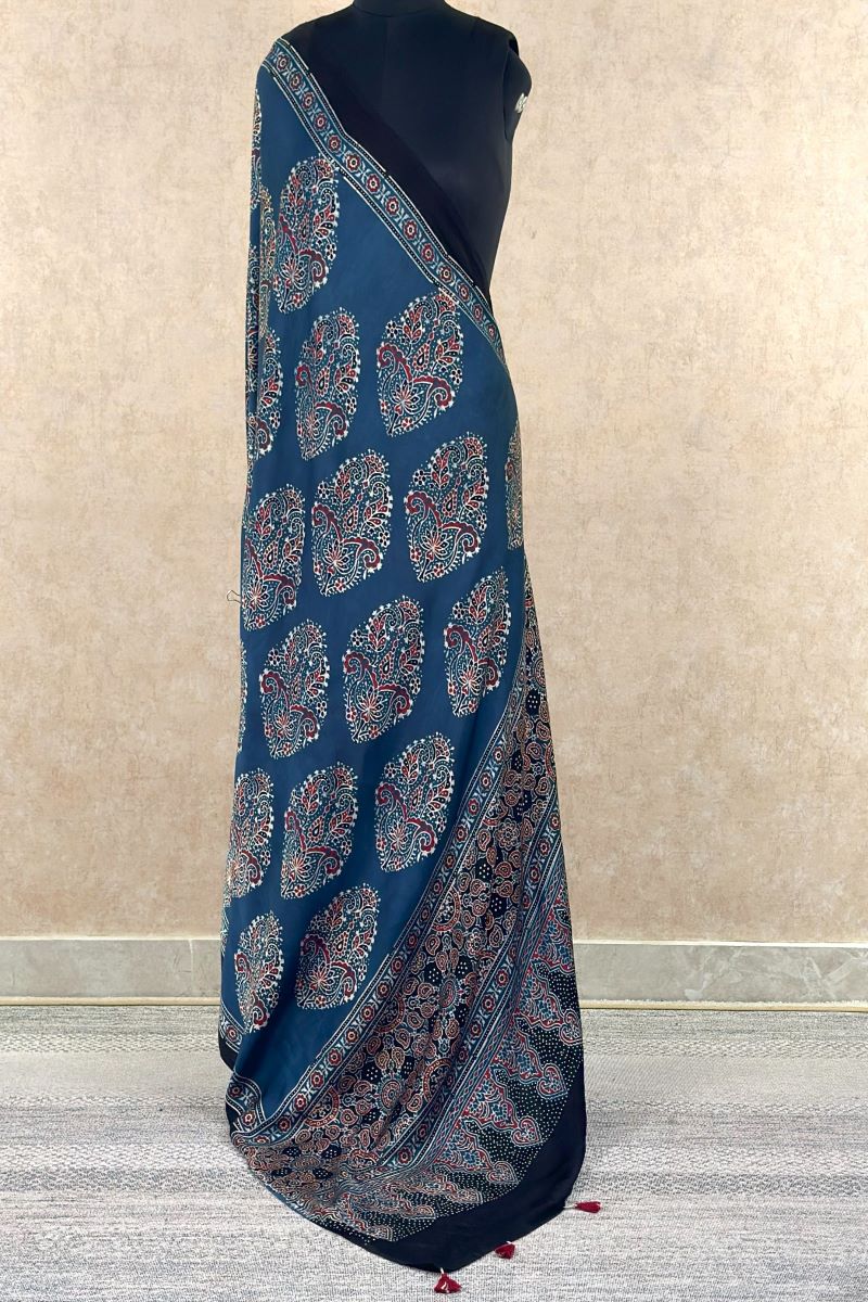 Modal Silk Ajrakh Dupatta