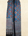 Ajrakh Modal Silk Dupatta