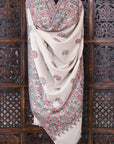 Beige Pashmina Kani Woven Shawl