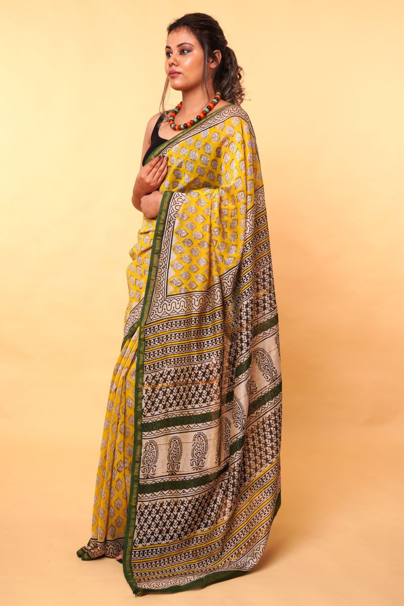 Block print shop saree online