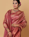 Burgundy-Gold-Assamese-Sualkuchi-Silk-Saree