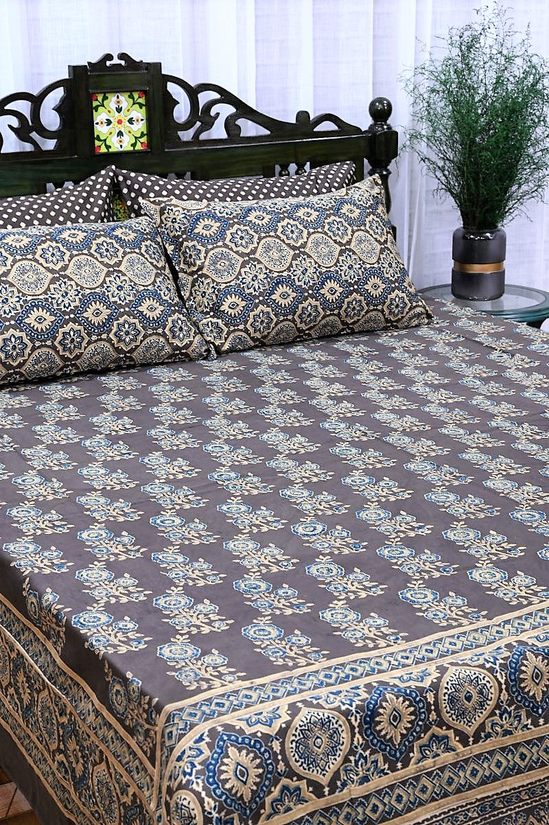 Ajrakh-Bedsheet-Set