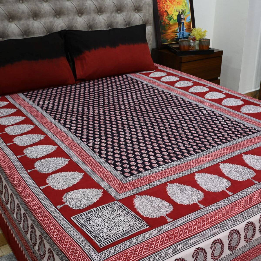 Bagh Hand Block Print Bedsheet