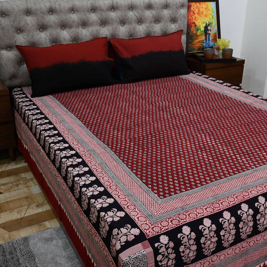 Bagh Hand Block Print Bedsheet