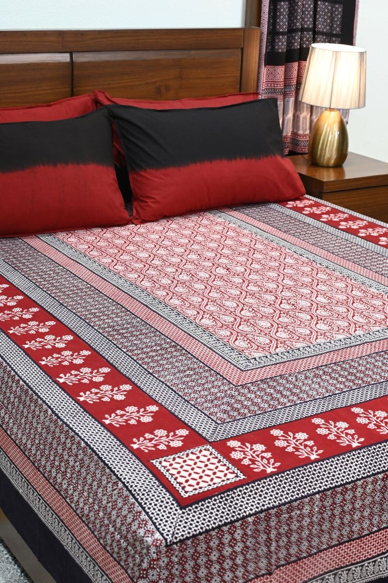 Bagh-print-bedsheet-set