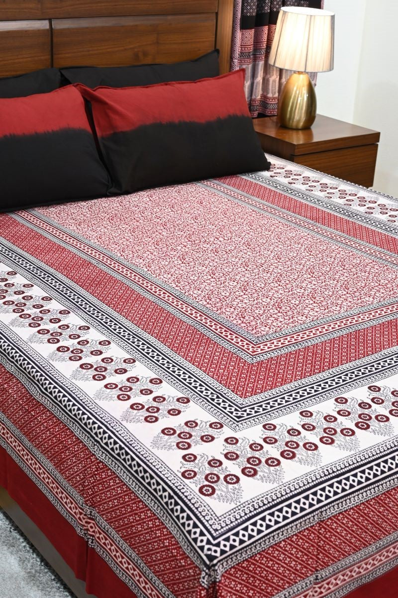 Bagh-print-bedsheet-set