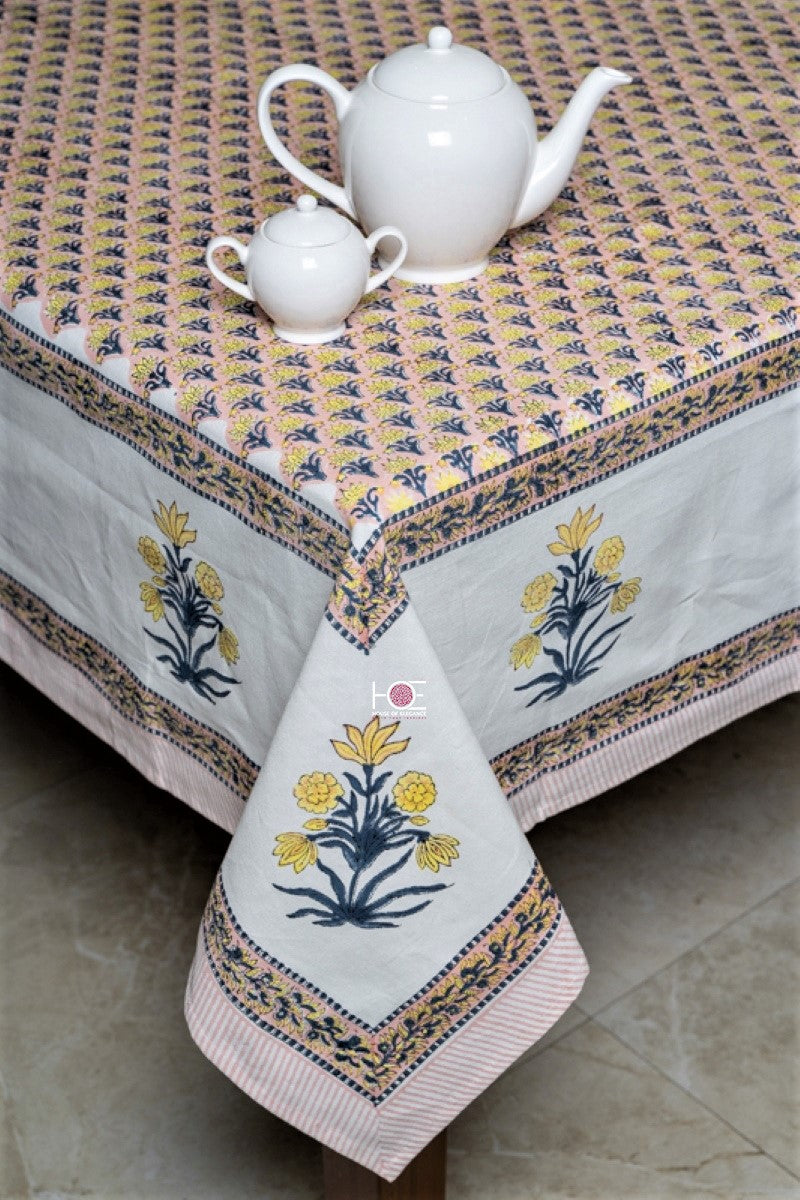 Peach-Cotton-TableCloth