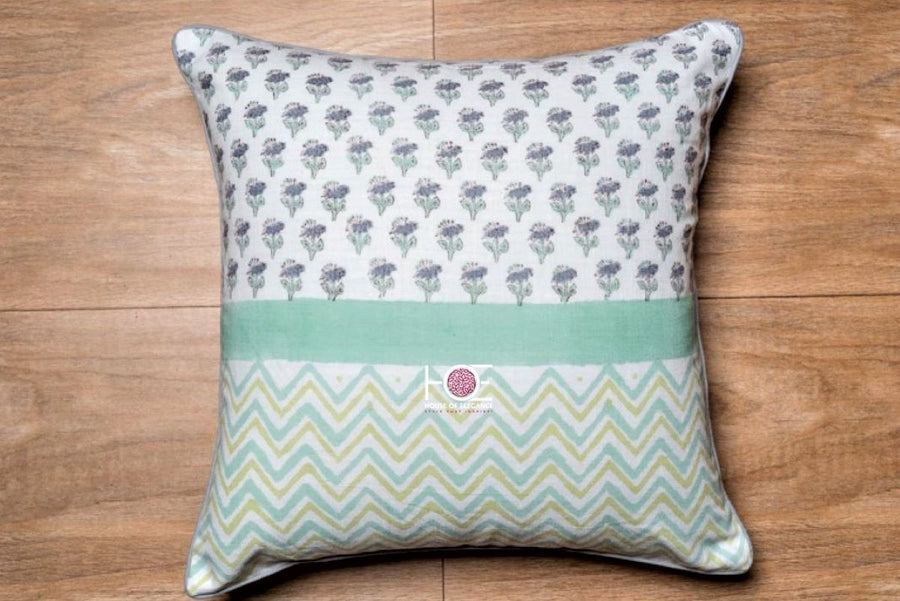 green-chevron-Hand-Block-Printed-Cotton-Cushion-Covers