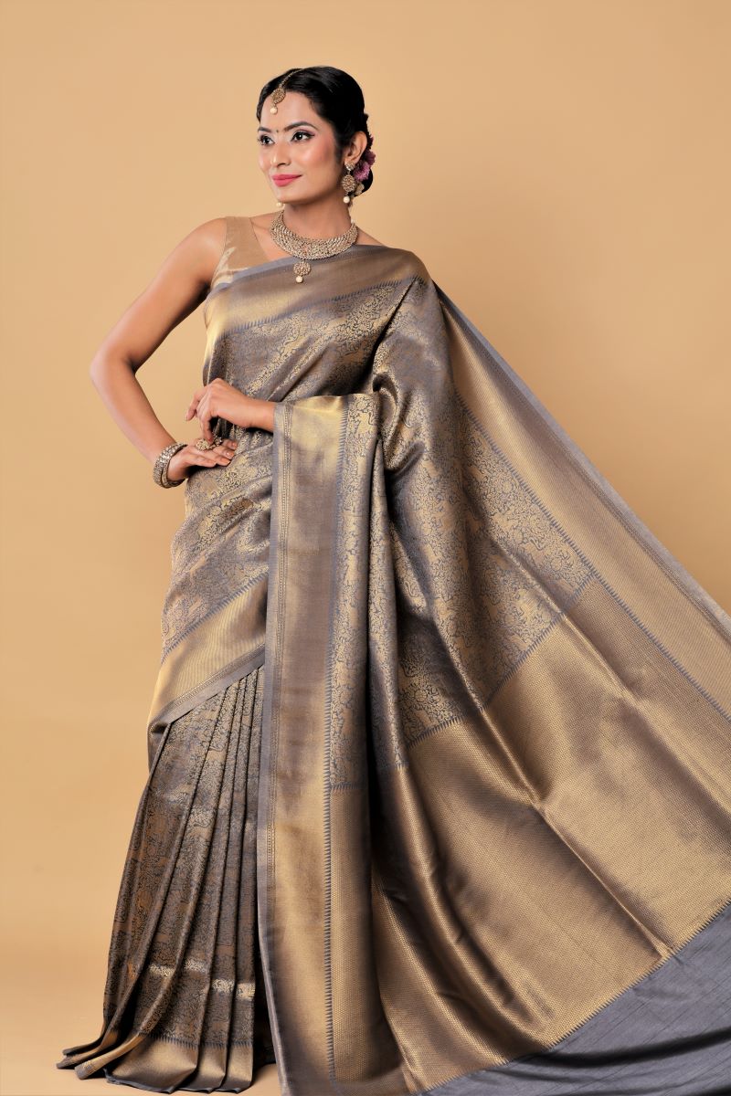 Grey-gold-Assam-Silk-Sualkuchi-Silk-Saree