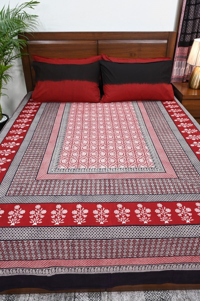 Bagh-print-cotton-bedsheet-set