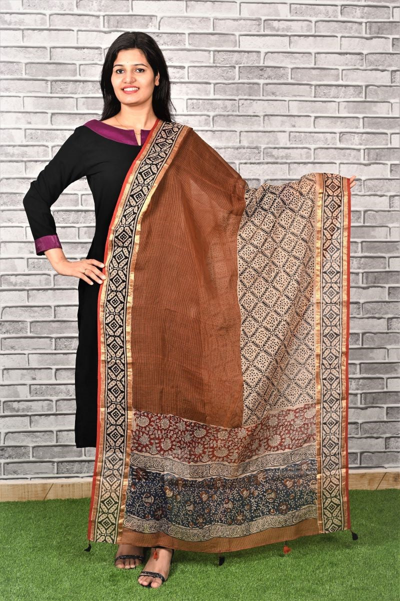 beige-brown-bagru-print-dupatta