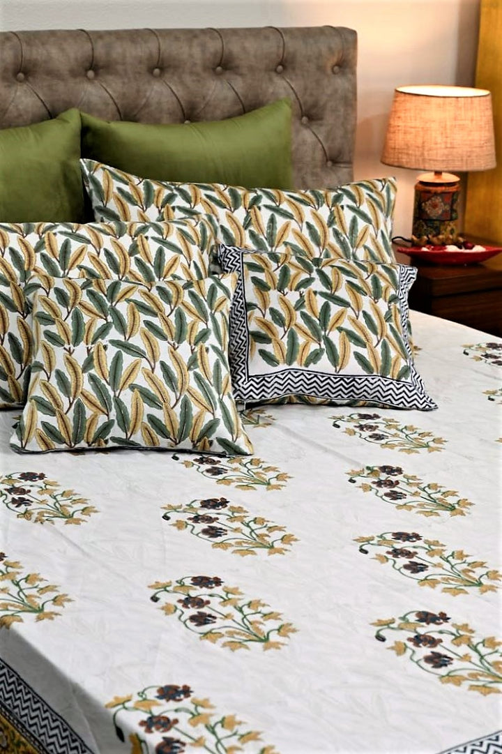 Yellow-Sanganeri-Print-Bedsheet-Glace-Cotton-Bedsheet-Online
