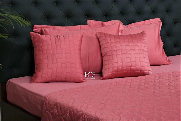 pink-400-Thread-Count-Bed-Linen-Plain-Bedsheet-Set