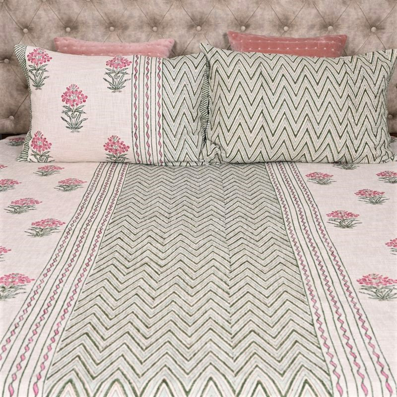 Green-Handloom-Bedspreads-TNT-Fabric