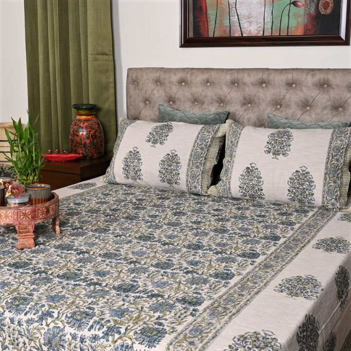 Blue-Green-Handloom-Bedspreads-TNT-Fabric