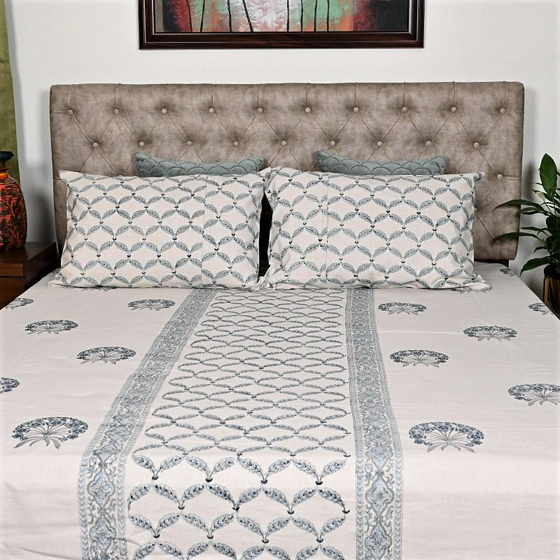 Grey-Handloom-Bedspreads-Slub-Fabric