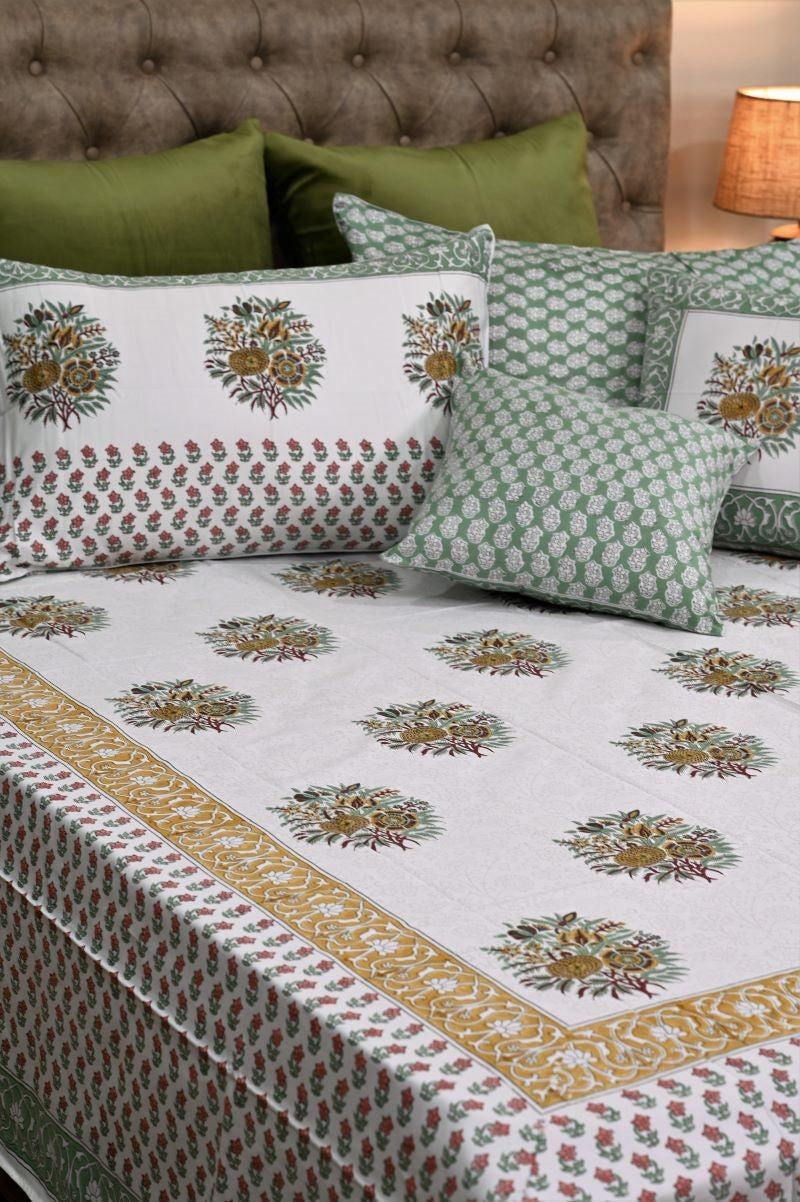 Sanganeri-Print-Bedsheet-400-thread-count-cotton-bed-linen