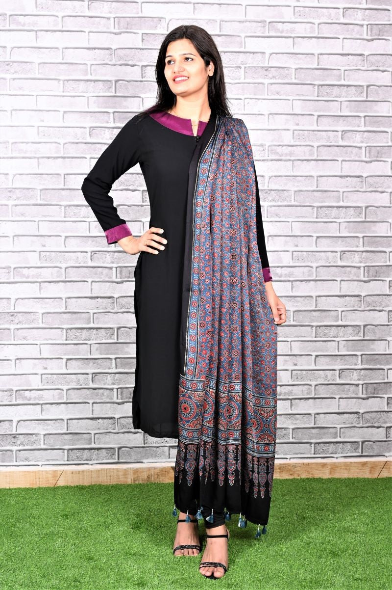 ajrakh-modal-silk-dupatta