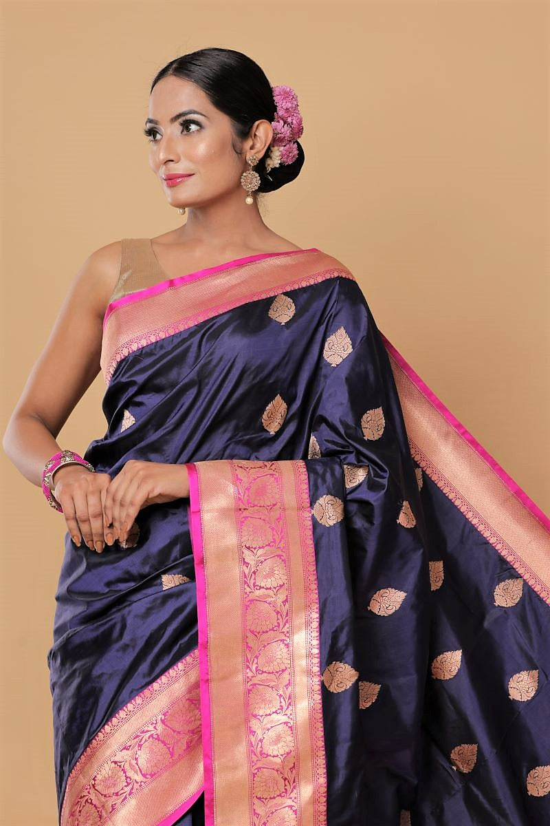 blue-Banarasi-Katan-Silk-Saree