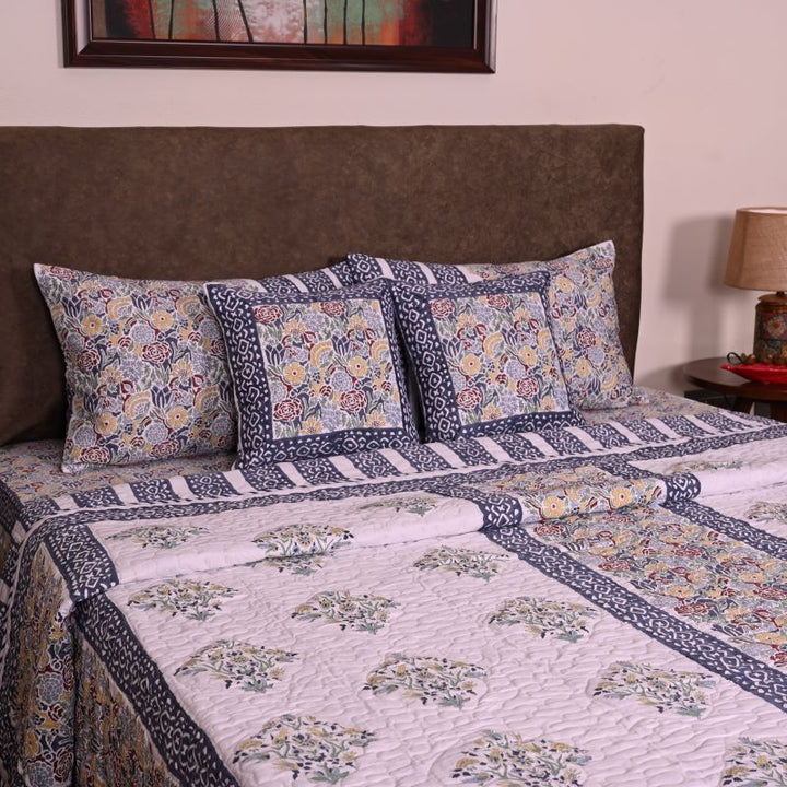 Hand Block Print Quilted Bedspread Sets