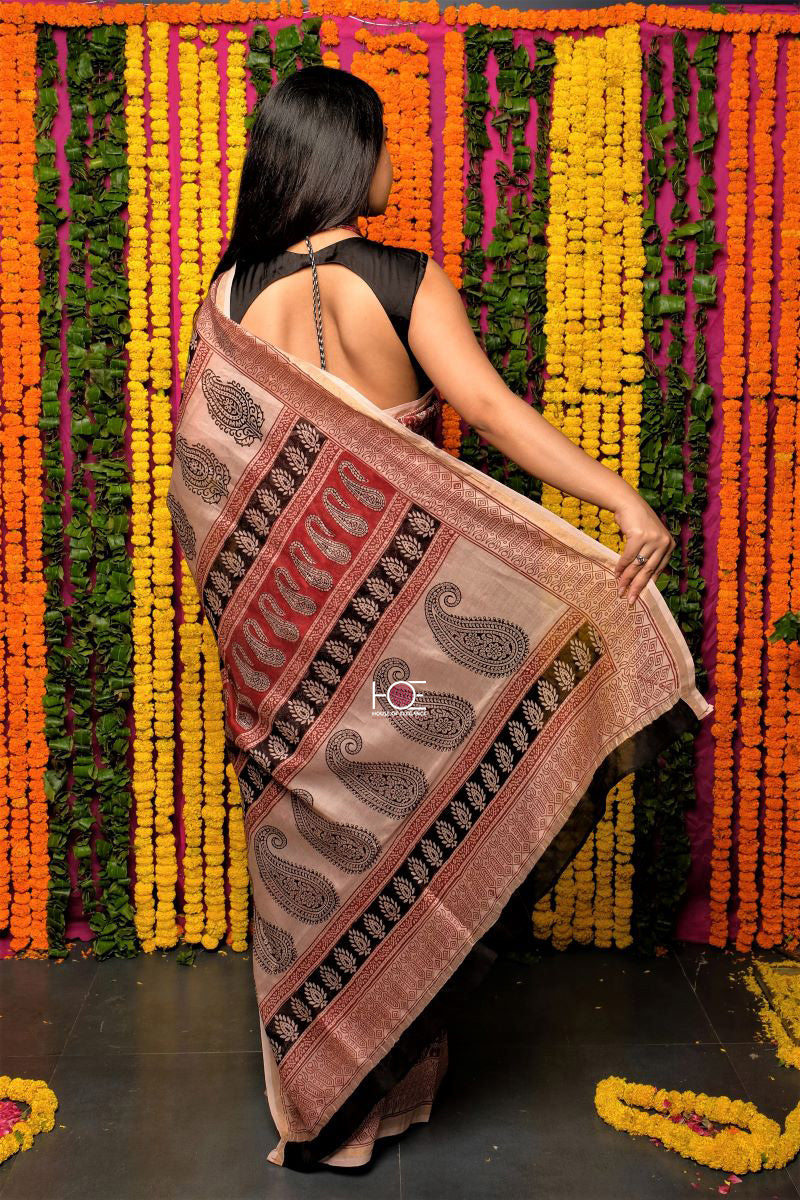 Chanderi Silk Saree | Chanderi Silk Cotton Sarees | Chanderi Silk Kurt –  SootiSyahi