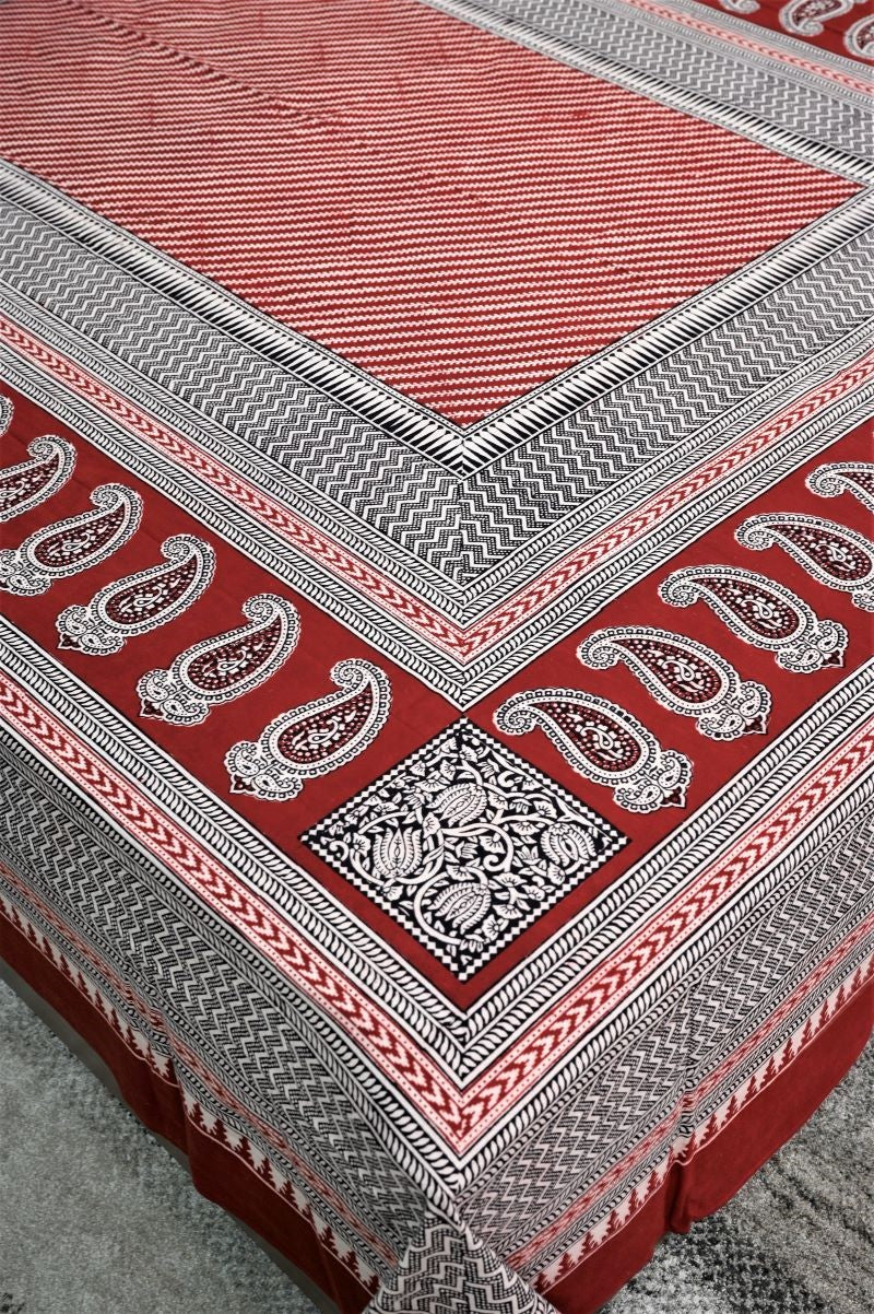 Red-Bagh-hand-block-printed-cotton-bed-linen