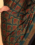 Modal Silk Ajrakh Saree