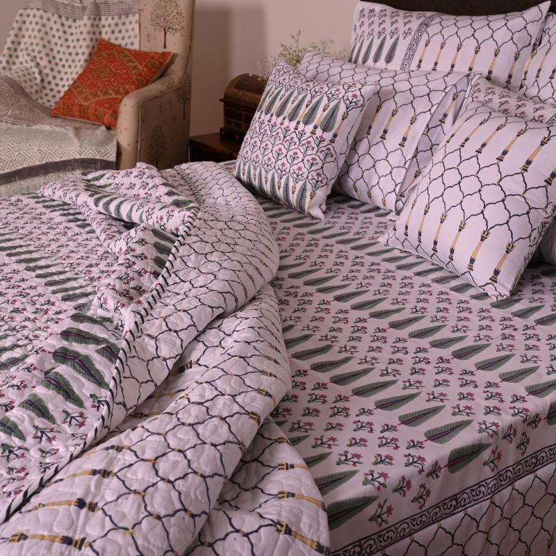sanganeri-print-Luxurious-Bedding-Sets