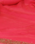 pink-banarasi-Georgette-silk-zari-border-saree