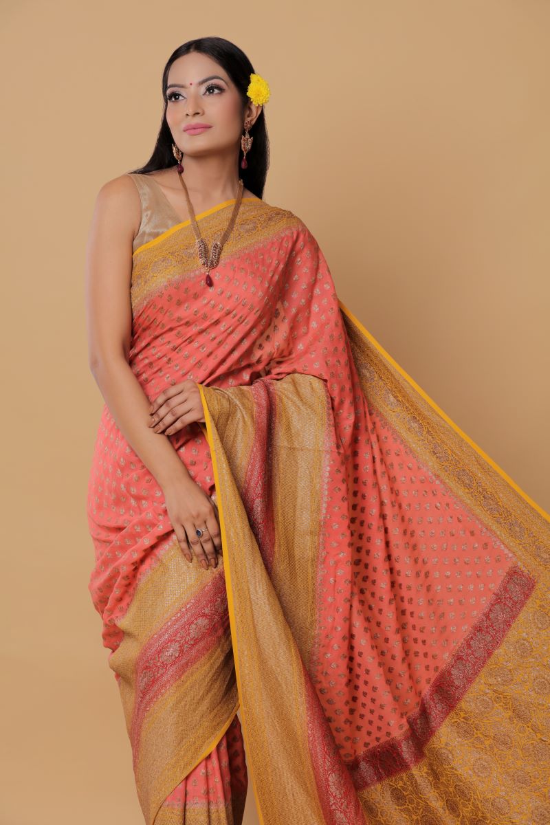 Banarasi-Georgette-Silk-Saree