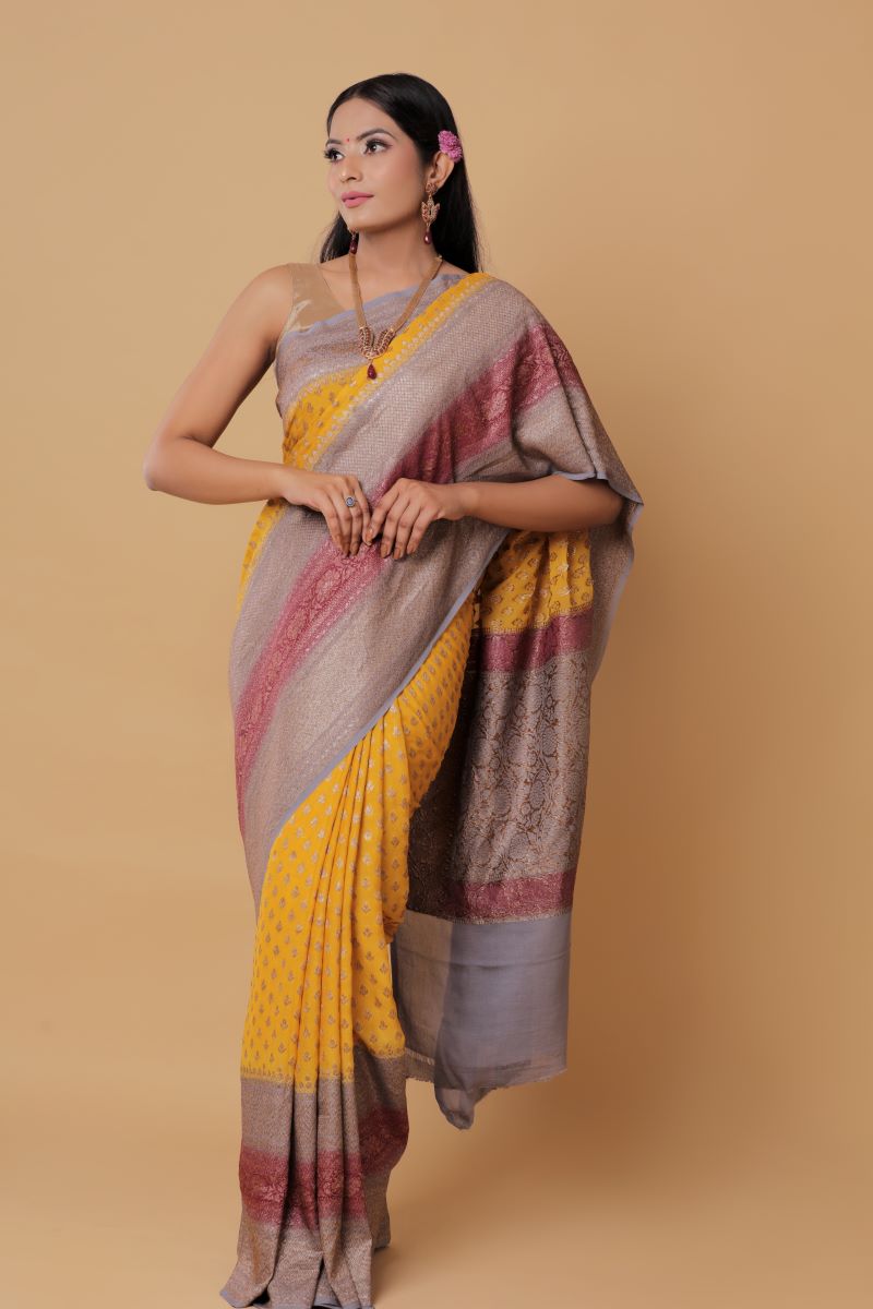 banarasi-georgette-zari-border-silk-sarees