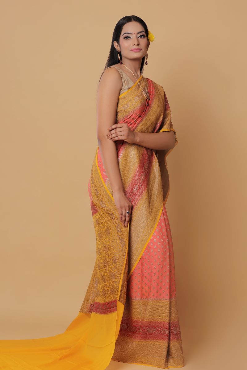 Banarasi-georgette-zari-border-silk-saree