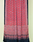 Red Ajrakh Modal Silk Dupatta