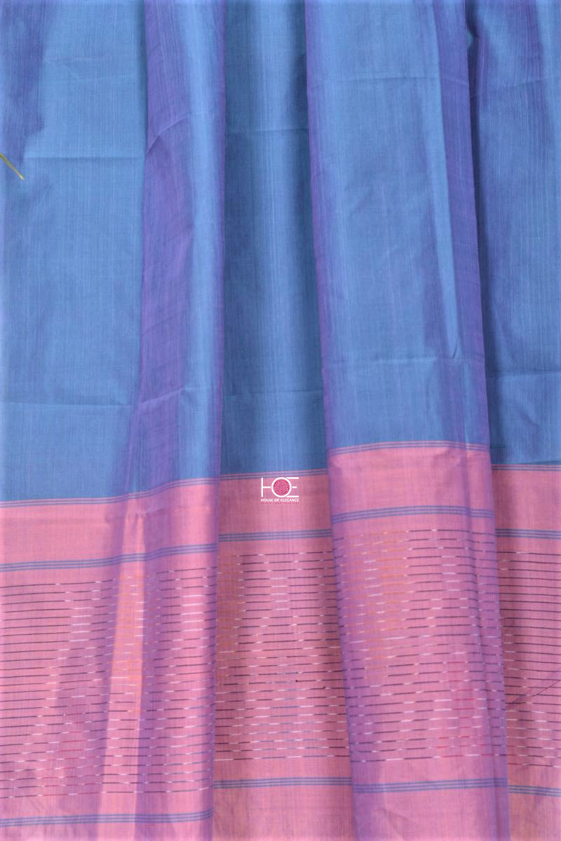 Duo Shade Lavender Blue / SiCo | Ikat weaves | 3 Pcs Suit - Handcrafted Home decor and Lifestyle Products