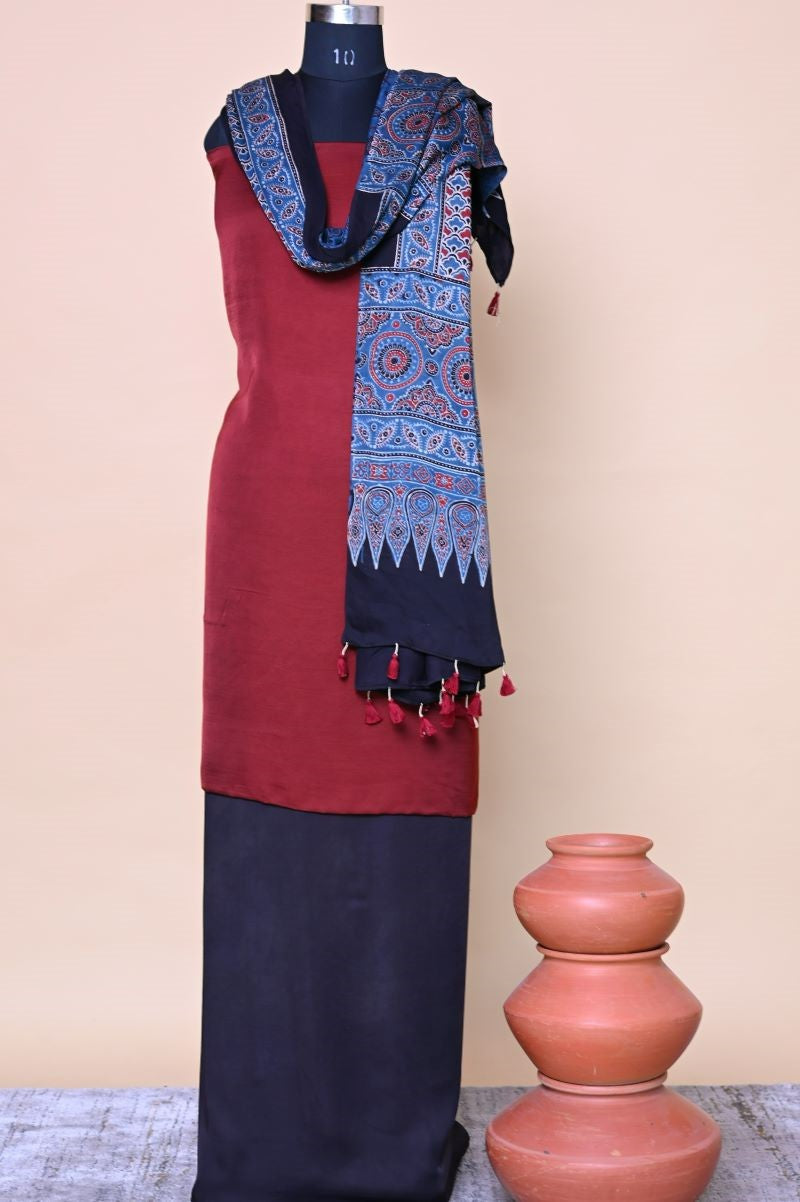 indigo-ajrakh-modal-silk-dupatta