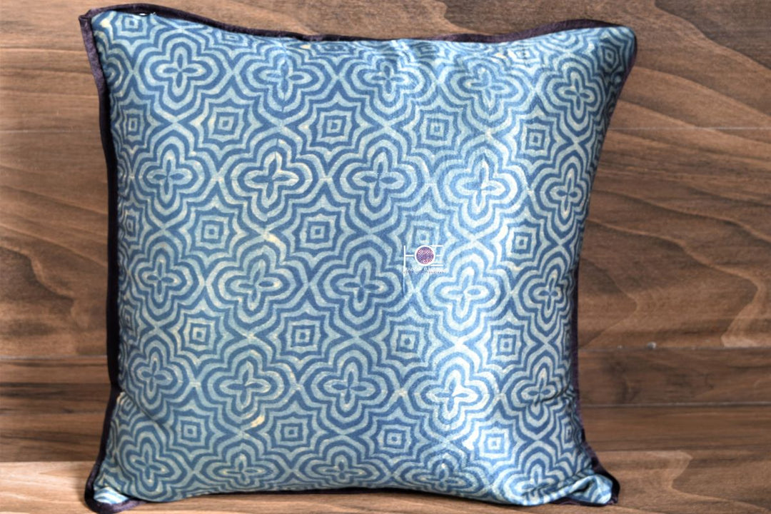 Buy Starry Spire Ajrakh Mashru Silk Cushion Cover - House Of Elegance –  House Of Elegance - Style That Inspires