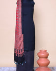 Modal Silk Ajrakh Hand Block Print Dupatta