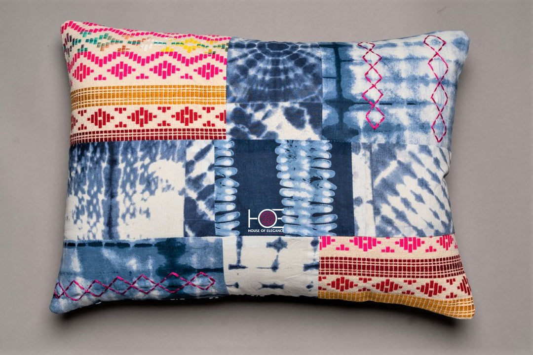 Indigo-Embroidered-Cushion-Covers