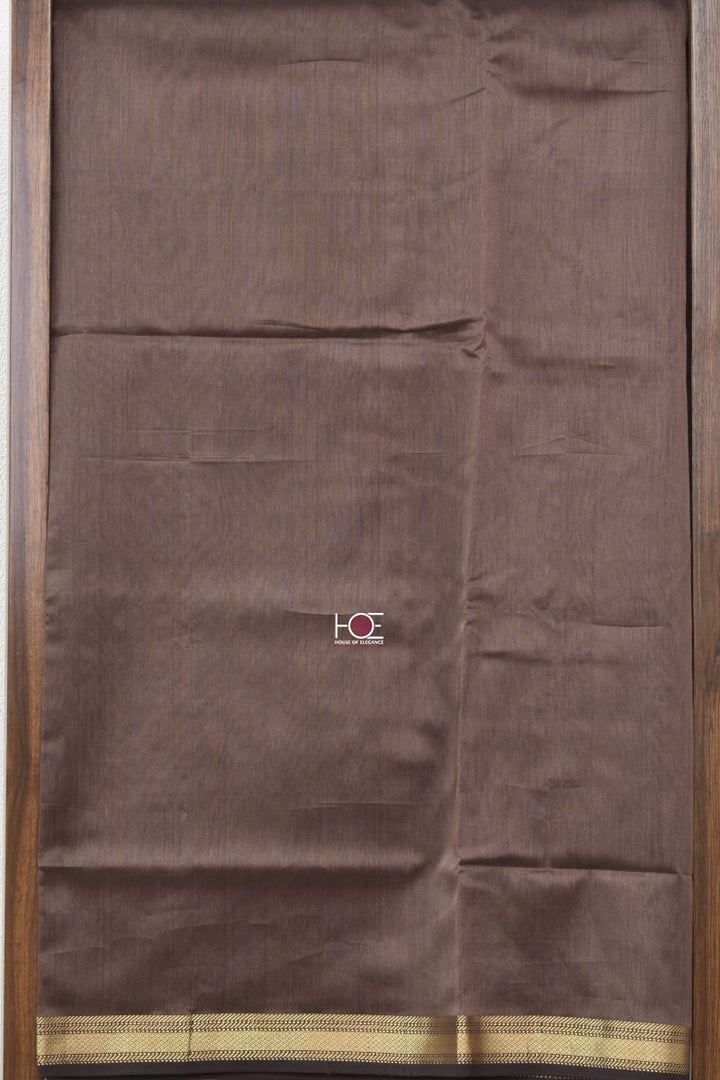 Slate on Pacific Blue / SiCo | Maheshwari Gicha Weaves | 3 Pcs Suit - Handcrafted Home decor and Lifestyle Products