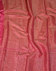 Baker Pink Shine Banarasi Chiniya Silk Saree