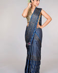 Blue-Ajrakh-Print-saree-kutch-work-saree