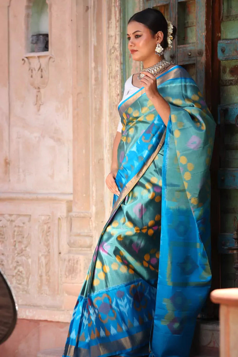Ikkat clearance sarees silk