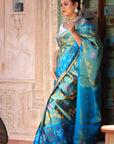 Pochampally Ikat Silk Saree