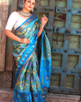 Handloom Pochampally Ikat Silk Saree