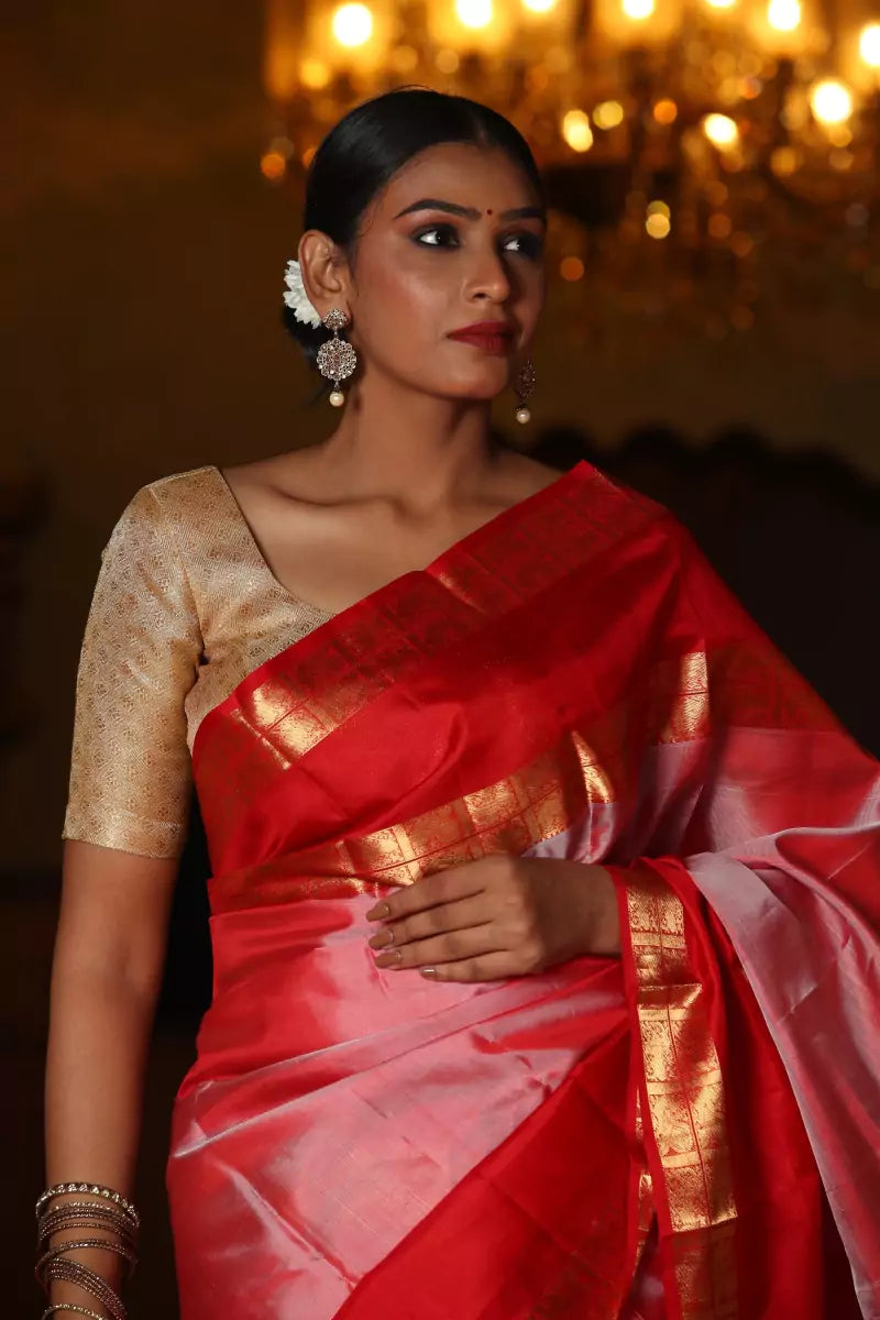 Wedding Wear Kancheepuram Silk Samudrika Pattu Sarees, 6.3 m (with blouse  piece) at Rs 6000 in Coimbatore