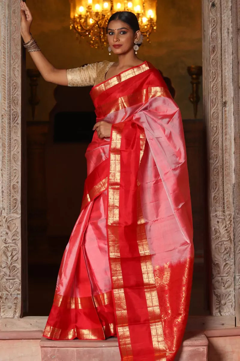 Pure Mulberry Silk Kanjivaram Saree