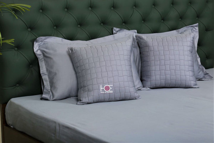 grey-400-Thread-Count-Bed-Linen-Plain-Bedsheet-Set
